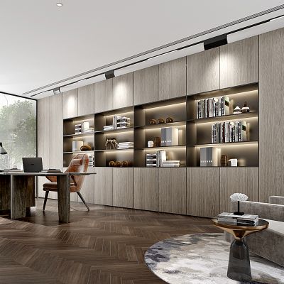 现代轻奢书房
