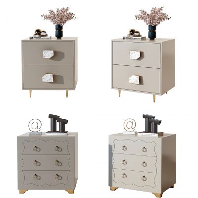 现代简约床头柜