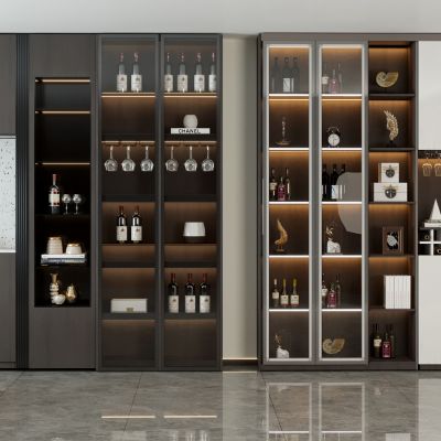 现代酒柜餐边柜置物柜