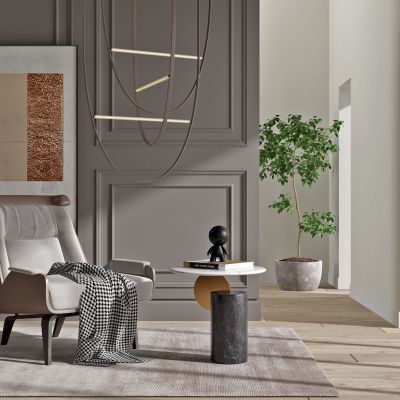 现代布艺休闲椅