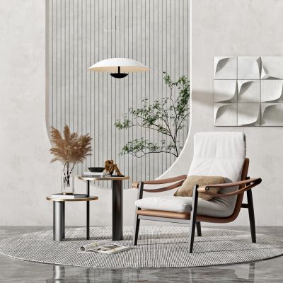 现代布艺休闲椅