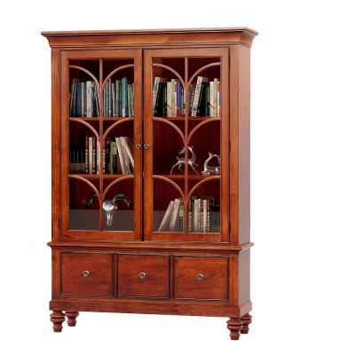 美式实木书柜