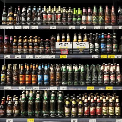 现代超市酒水