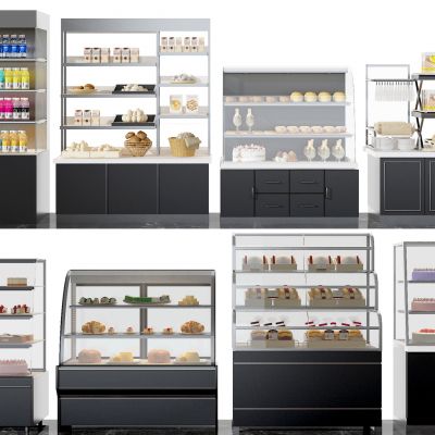 现代蛋糕饮料展柜货柜货架