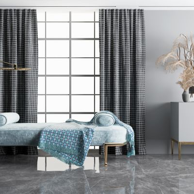 现代绒布床尾凳