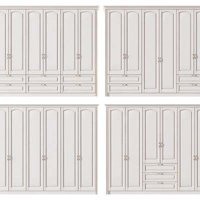 简欧欧式平开门衣柜