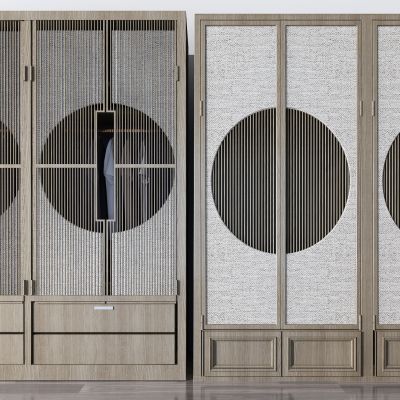 新中式实木衣柜