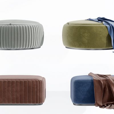 现代布艺沙发凳