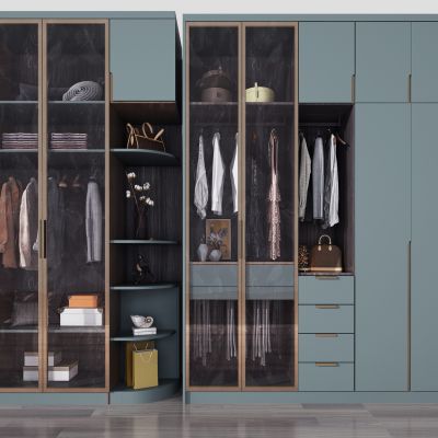 现代多功能衣柜