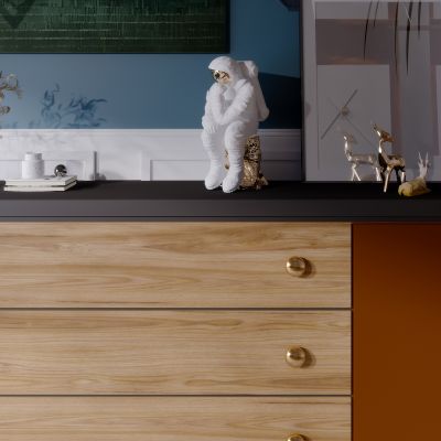 北欧简约轻奢玄关柜