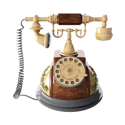 欧式古典电话座机