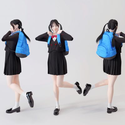 现代女学生人物