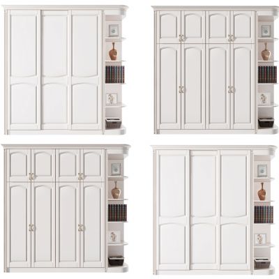 简欧平开门衣柜