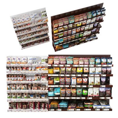 现代超市猫粮,狗粮货柜