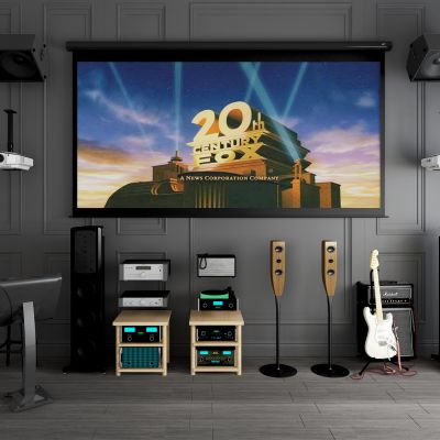 现代投影仪幕布