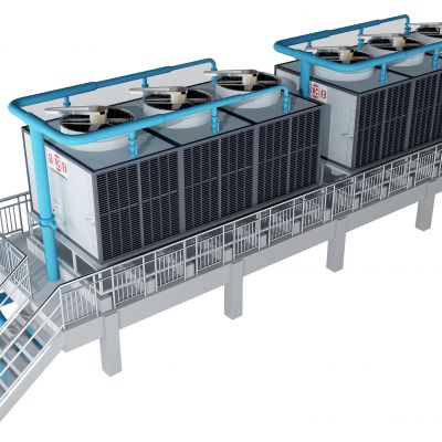 工业风中央空调室外机