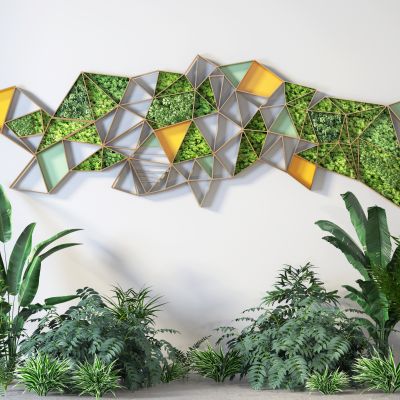 现代植物墙