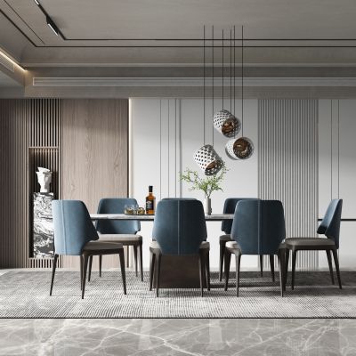 现代轻奢风格餐厅