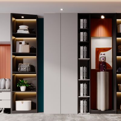 现代轻奢简约入户玄关鞋柜