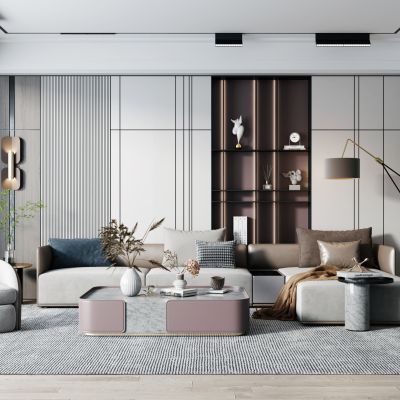 现代轻奢客厅