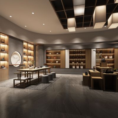 茶叶展厅专卖店