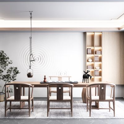 新中式茶室 茶桌