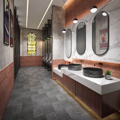 现代商业空间公共洗手间