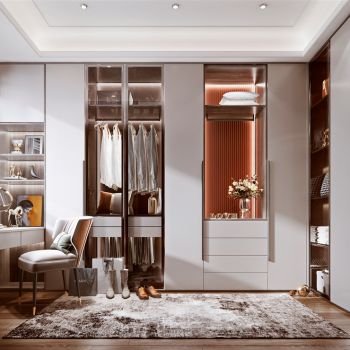 现代轻奢衣帽间