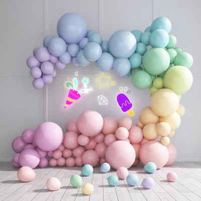 现代网红气球合影区