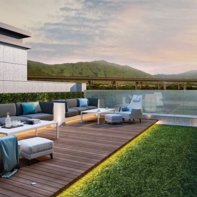 室外庭院休息区