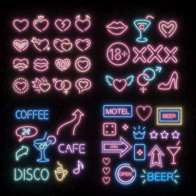 现代装饰霓虹灯