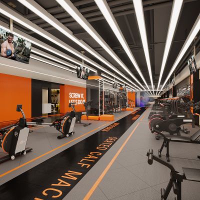 工业风健身房