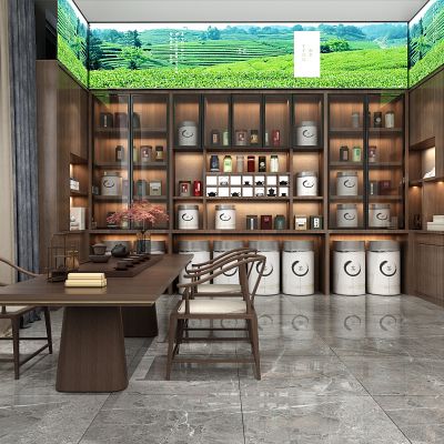新中式茶叶店面 茶叶铺