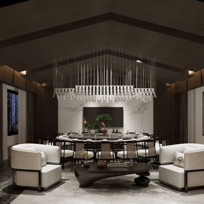 新中式餐厅包间