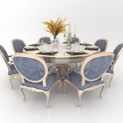 欧式风格餐桌