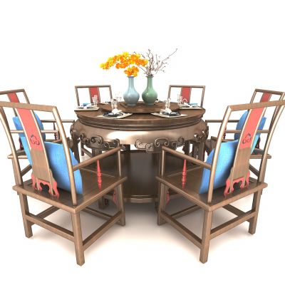 新中式风格餐桌
