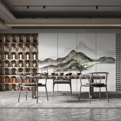 新中式风格茶室