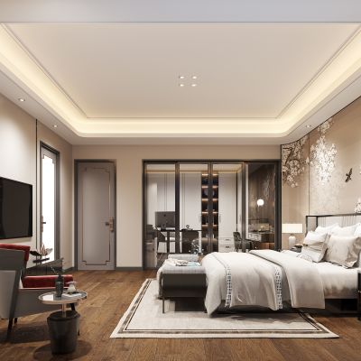 新中式卧室