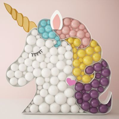 现代马头气球造型