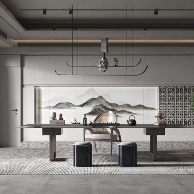 新中式风格茶室