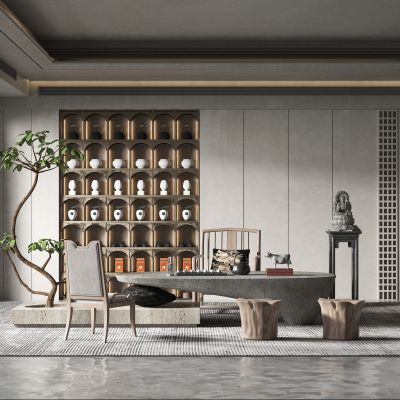 新中式风格茶室