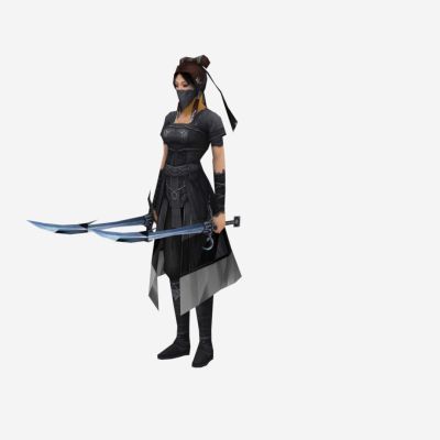 现代游戏 刺客美女  