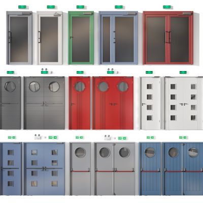 现代安全出口逃生门