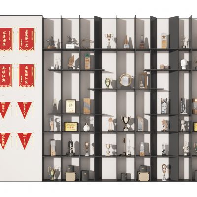 现代奖杯柜展示柜