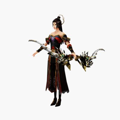 现代游戏角色 宝弓女孩