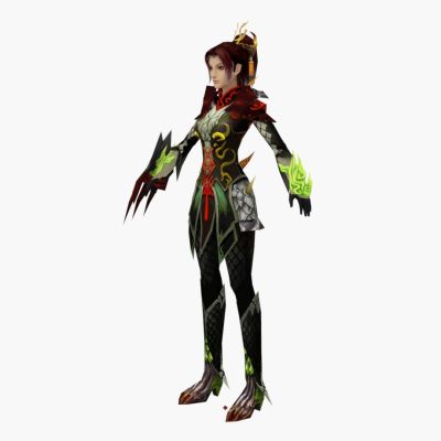 现代游戏角色 刺客女孩