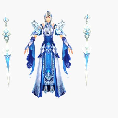 现代游戏角色 仙剑美女 