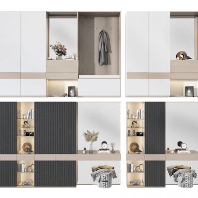 现代卧室组合柜展示柜