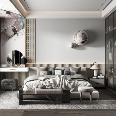 现代简约风格主卧室  父母房