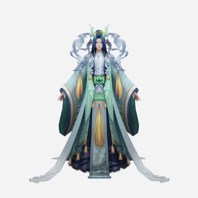 现代游戏角色 圣母美女 